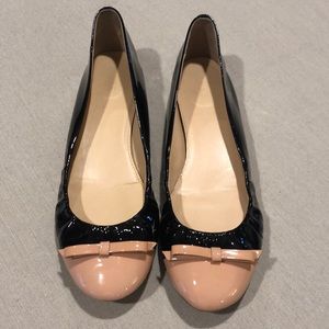 J. Crew patent ballet flats, made in Italy Sz 9